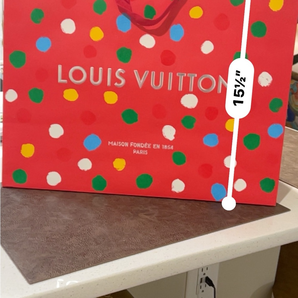Louis Vuitton Red Multicolor Dot Bag - Picture 3 of 4